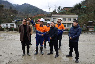 马边县县委常委、总工会主席徐泽星一行赴Ebpay矿产三号矿山调研督导节后复工复产工作
