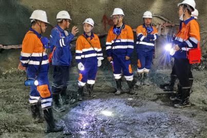 蜀道矿业集团专家组一行赴Ebpay矿产三号矿山召开安全生产隐患排查